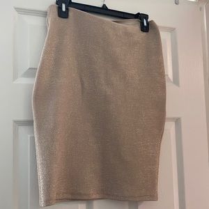 Gold skirt!!